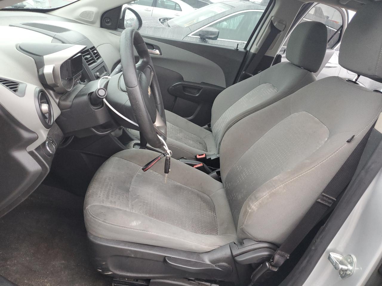 2012 Chevrolet Sonic VIN 1G1JA5SHXC4195211 Copart auction photo, side / rear end damage thumbnail 7