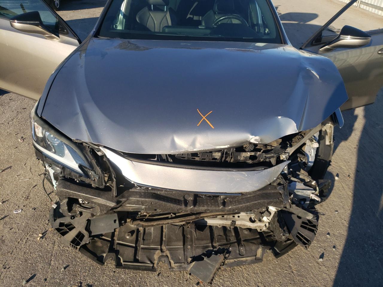 2019 Lexus ES VIN 58ABZ1B11KU020820 Copart auction photo, front end / frame damage damage thumbnail 11