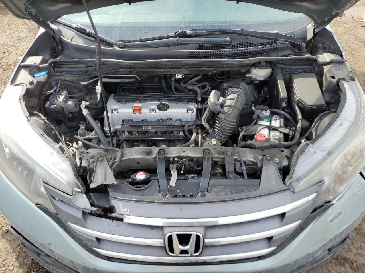 2012 Honda CR-V VIN 5J6RM4H70CL016541 Copart auction photo, rollover damage thumbnail 12