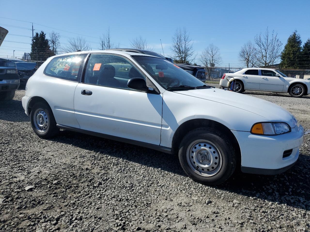 1994 Honda Civic VIN 2HGEH2372RH502473 Copart auction photo, minor dent/scratches damage thumbnail 4
