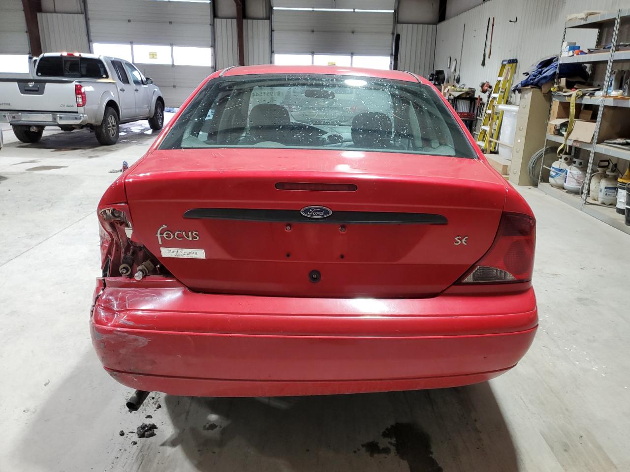 2003 Ford Focus VIN 1FAFP34303W327761 Copart auction photo, rear end damage thumbnail 6