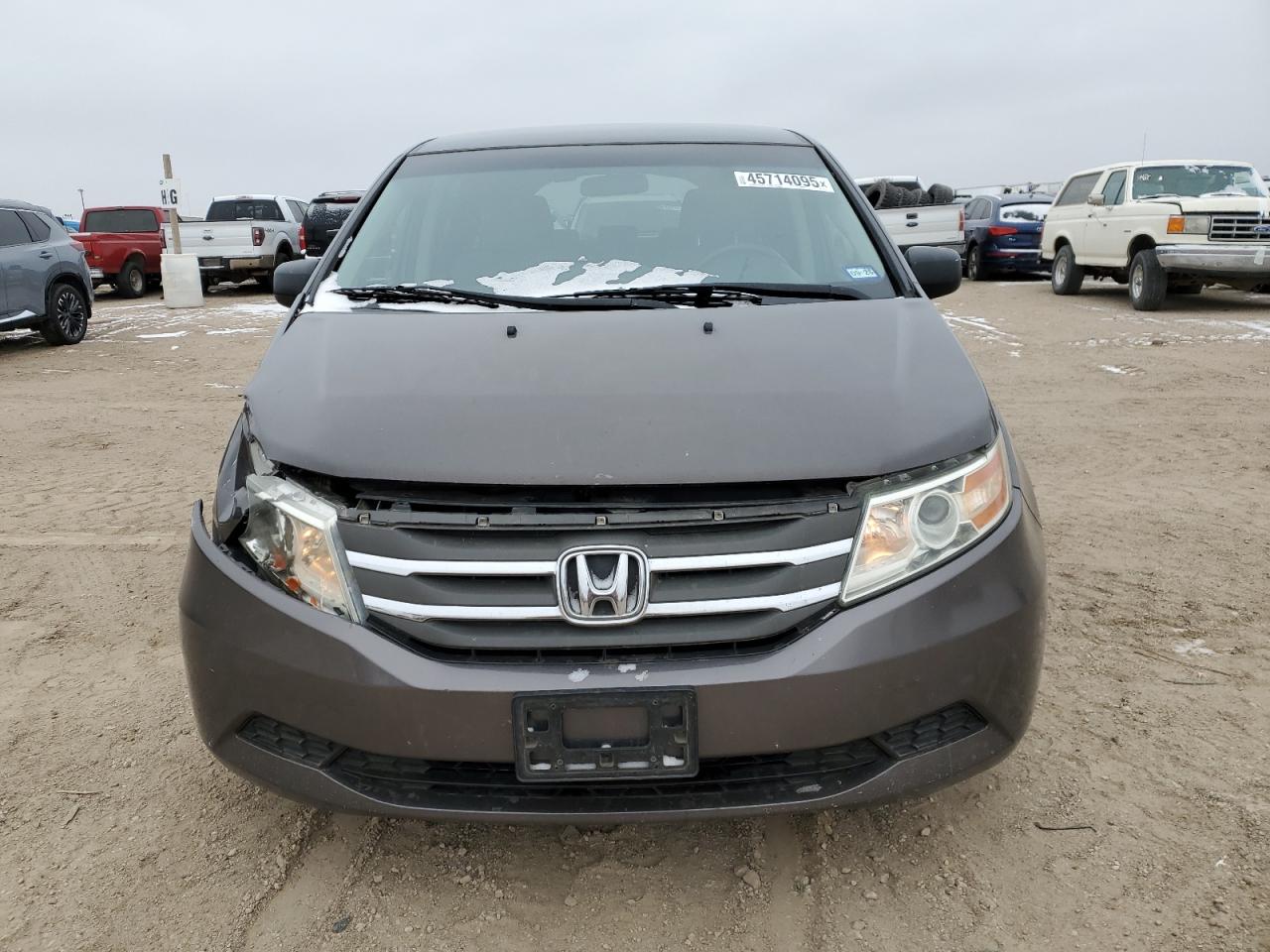 2012 Honda Odyssey VIN 5FNRL5H48CB062125 Copart auction photo, front end damage thumbnail 5