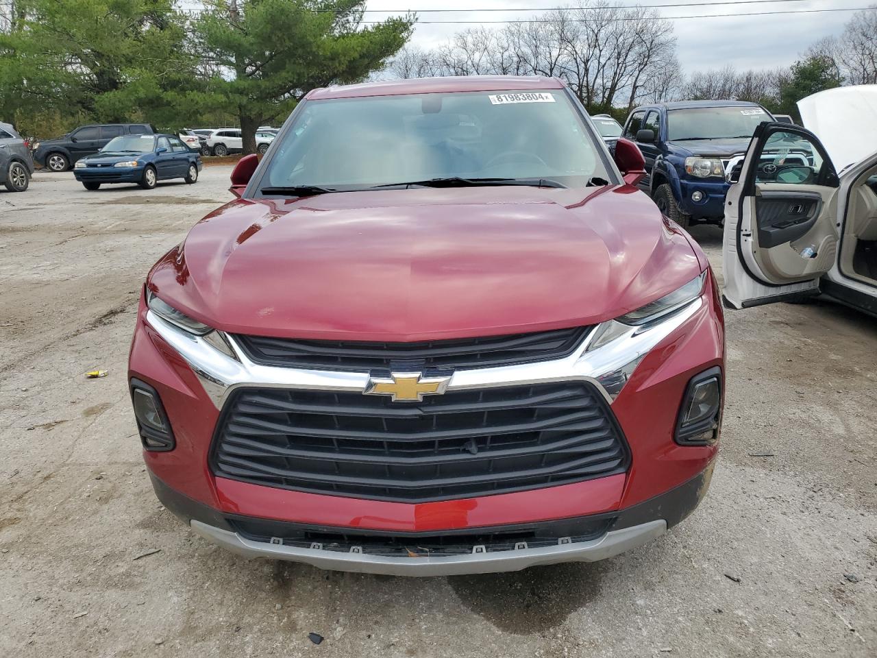 2019 Chevrolet Blazer VIN 3GNKBGRS0KS691484 Copart auction photo, undercarriage damage thumbnail 5