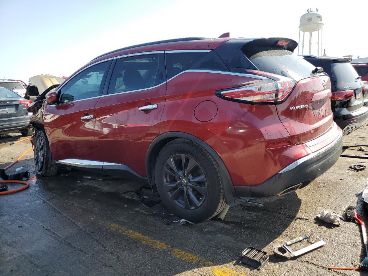 2017 Nissan Murano VIN 5N1AZ2MH2HN153866 Copart auction photo, front end damage thumbnail 2