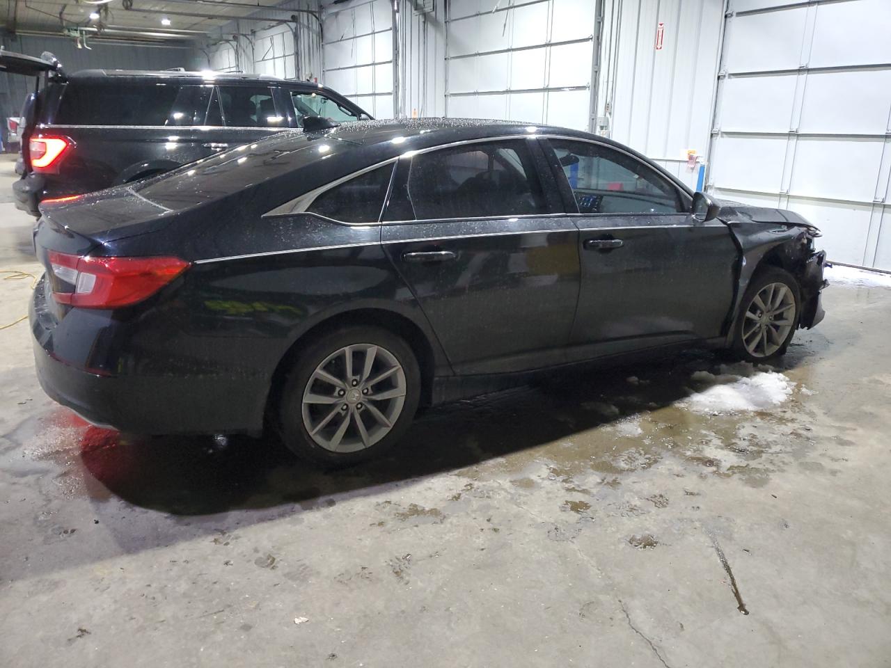 2021 Honda Accord VIN 1HGCV1F10MA023560 Copart auction photo, front end / side damage thumbnail 3