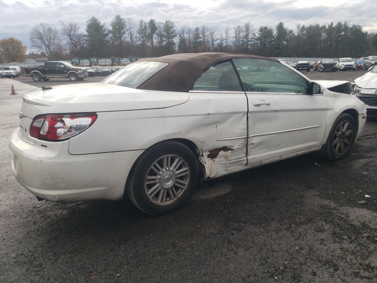 2008 Chrysler Sebring VIN 1C3LC55R88N641697 Copart auction photo, front end / side damage thumbnail 3