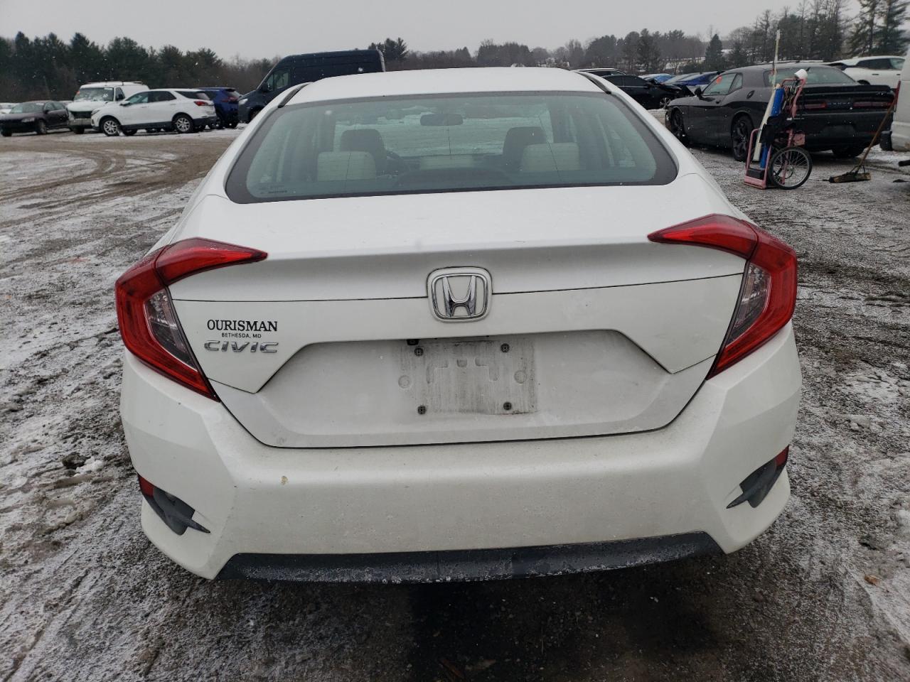 2016 Honda Civic VIN 19XFC2F78GE201650 Copart auction photo, front end / minor dent/scratches damage thumbnail 6