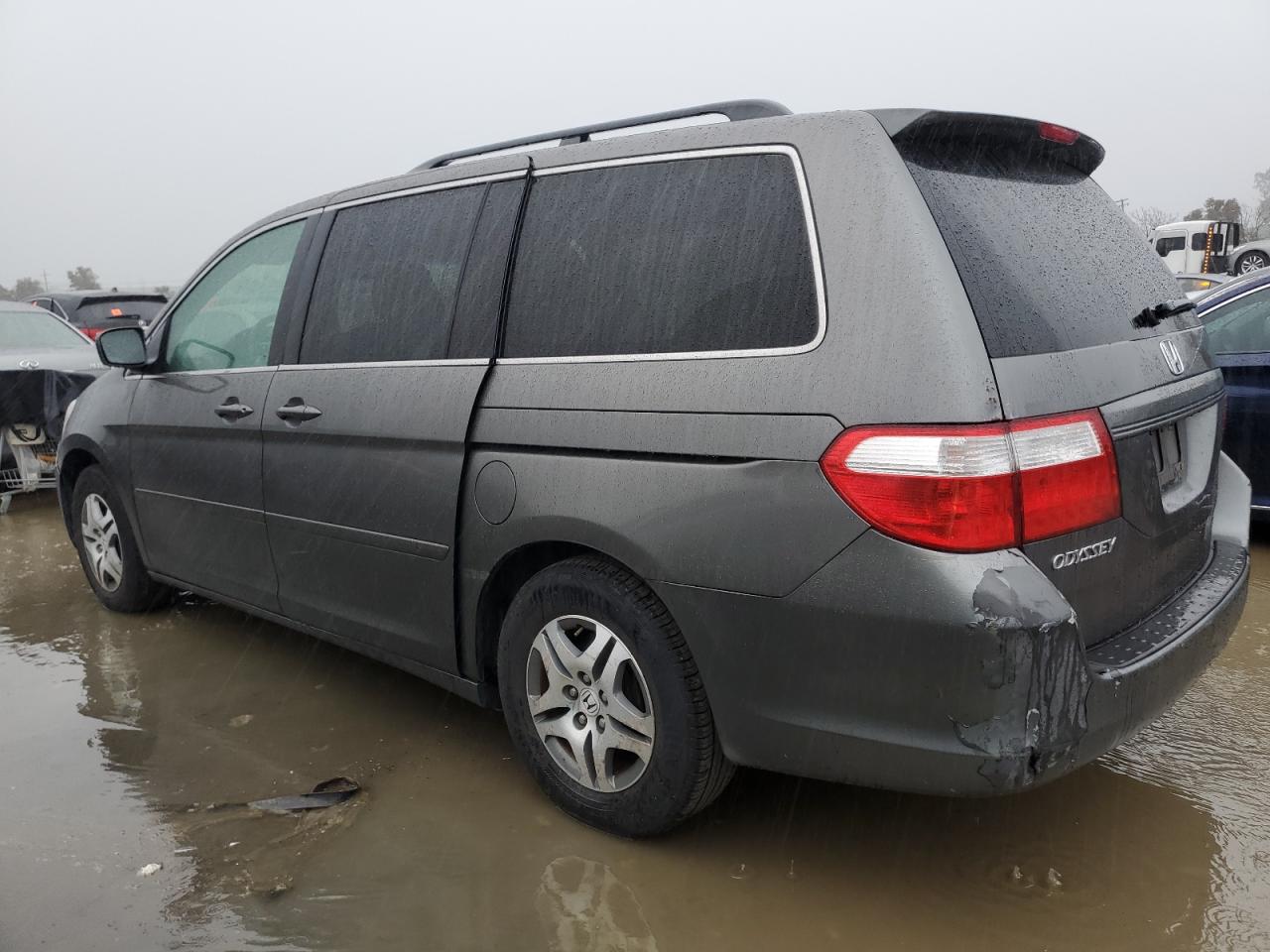 2007 Honda Odyssey VIN 5FNRL38697B412471 Copart auction photo, vandalism damage thumbnail 2