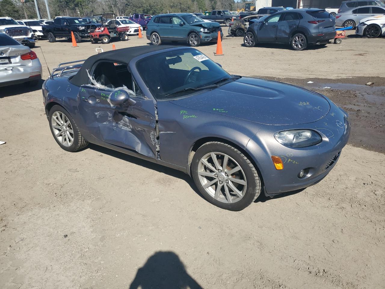 2006 Mazda MX-5 VIN JM1NC25F160105757 Copart auction photo, side damage thumbnail 4