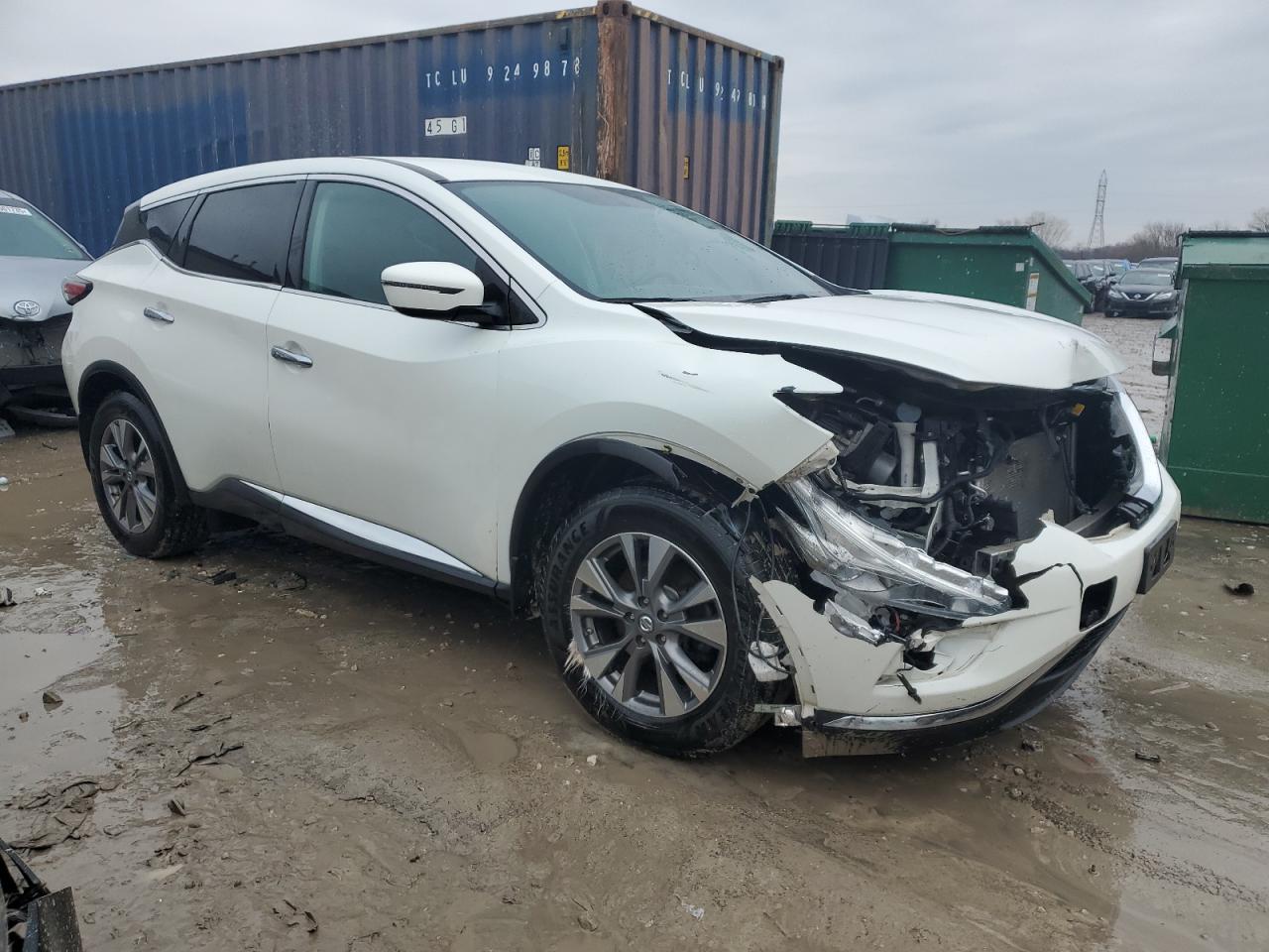2017 Nissan Murano VIN 5N1AZ2MH7HN129255 Copart auction photo, front end damage thumbnail 4