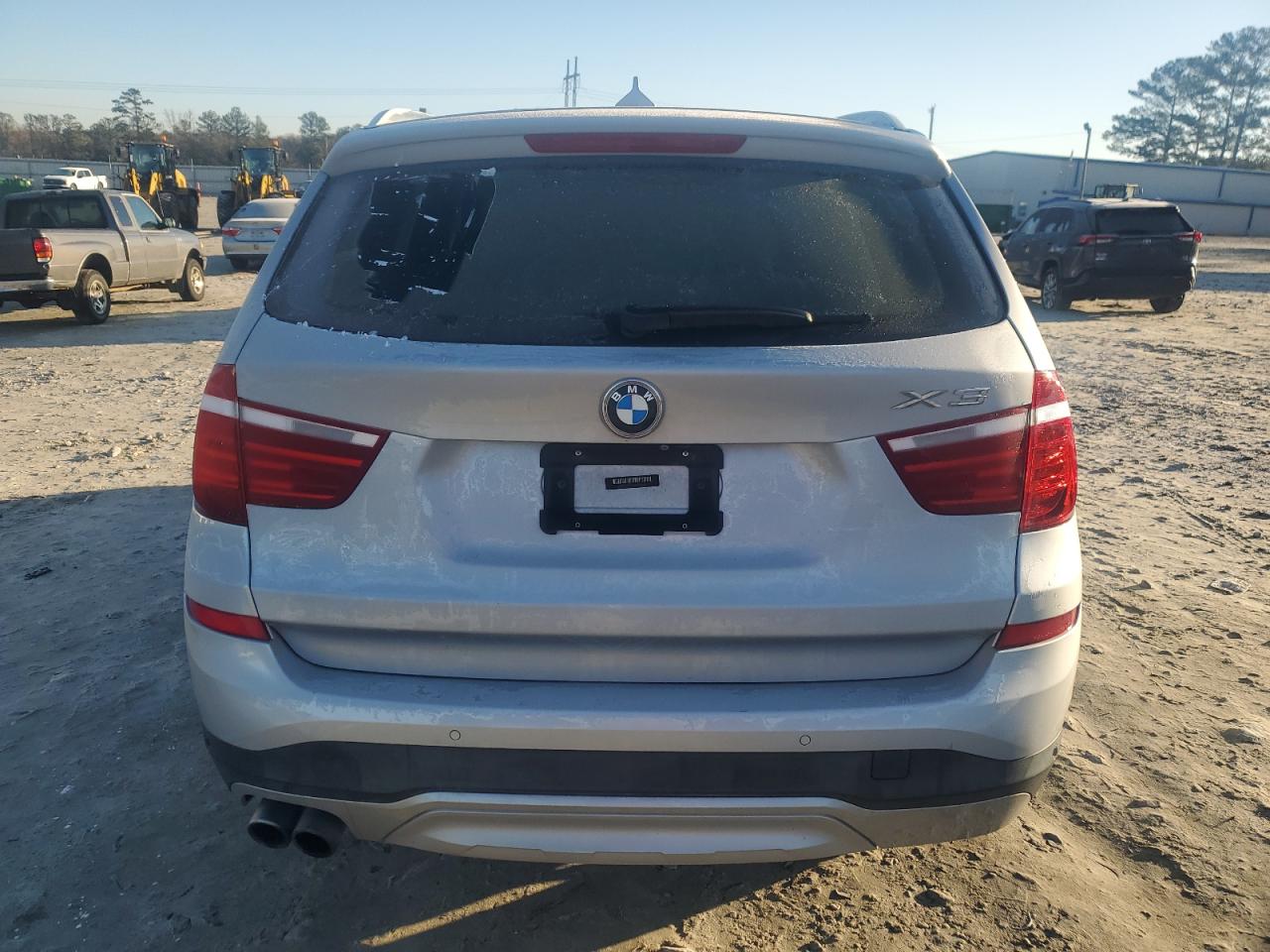 2017 BMW X3 VIN 5UXWZ7C55H0V86401 Copart auction photo, front end damage thumbnail 6