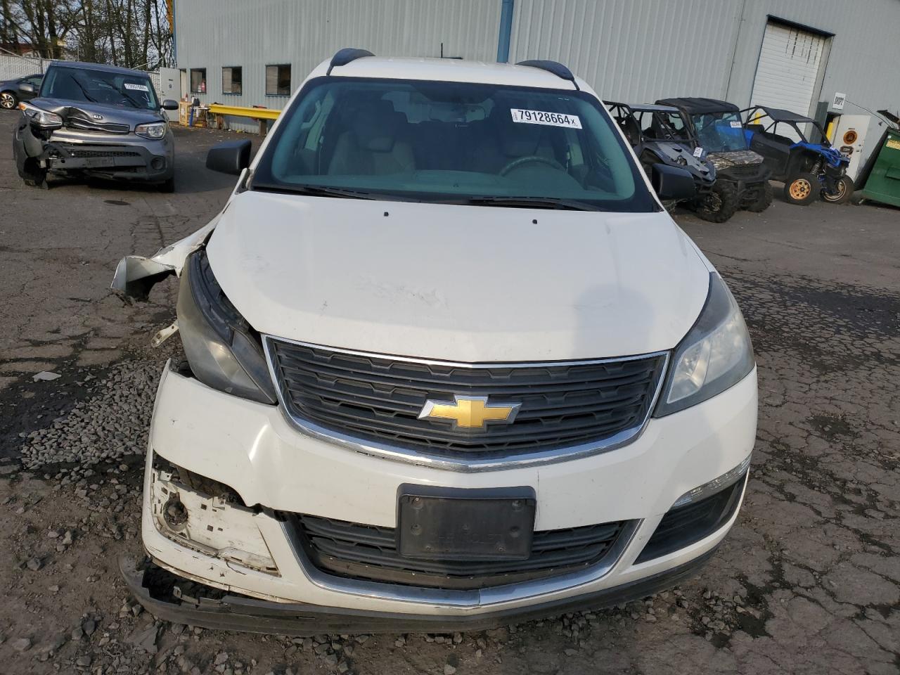 2015 Chevrolet Traverse VIN 1GNKVFKD2FJ318077 Copart auction photo, front end damage thumbnail 5