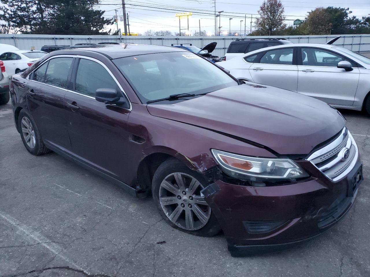 2012 Ford Taurus VIN 1FAHP2DW2CG140478 Copart auction photo, all over damage thumbnail 4