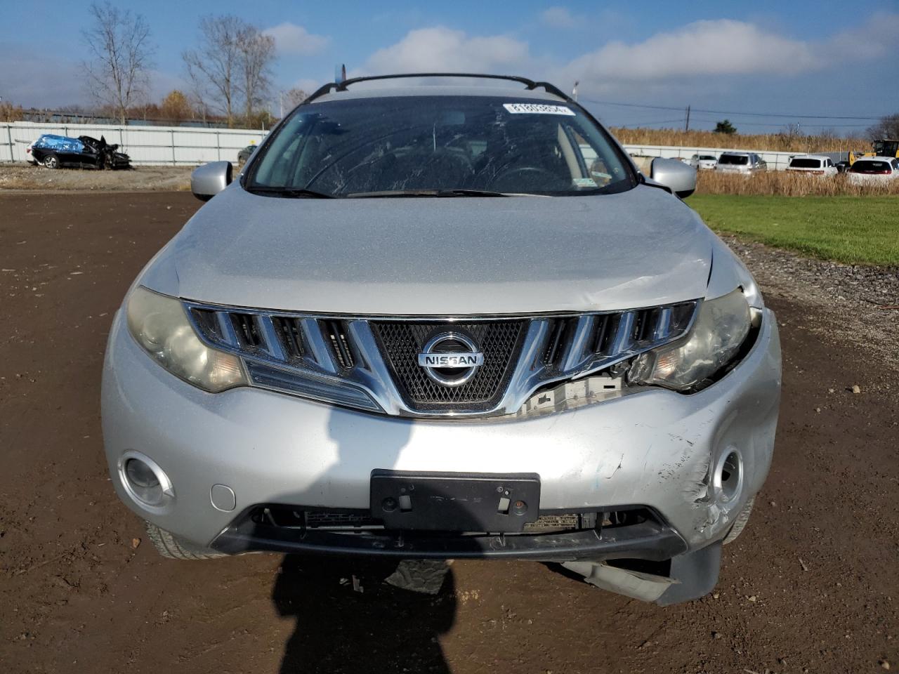 2009 Nissan Murano VIN JN8AZ18W49W204288 Copart auction photo, undercarriage / front end damage thumbnail 5
