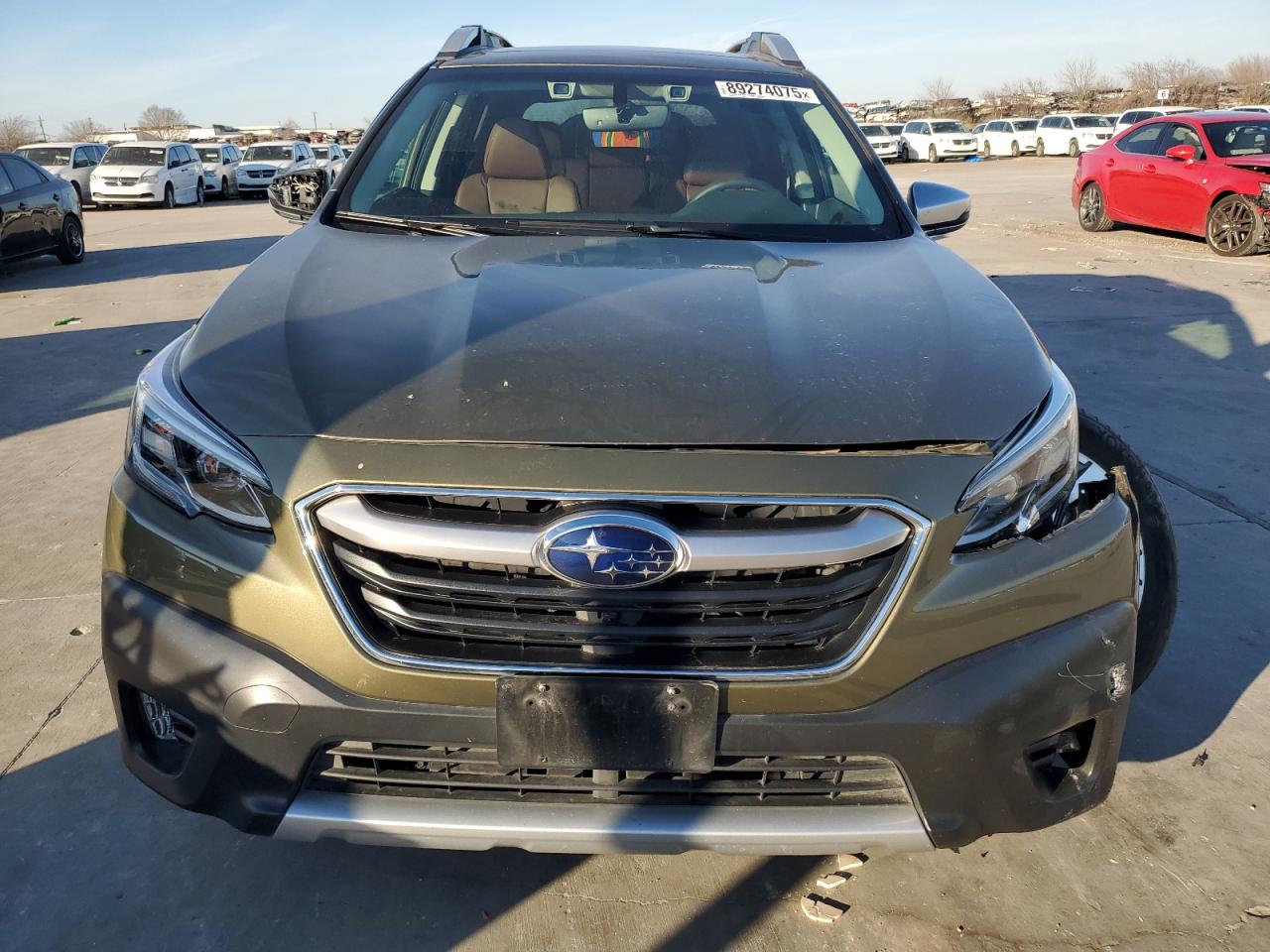 2021 Subaru Outback VIN 4S4BTGPD7M3155453 Copart auction photo, front end damage thumbnail 5