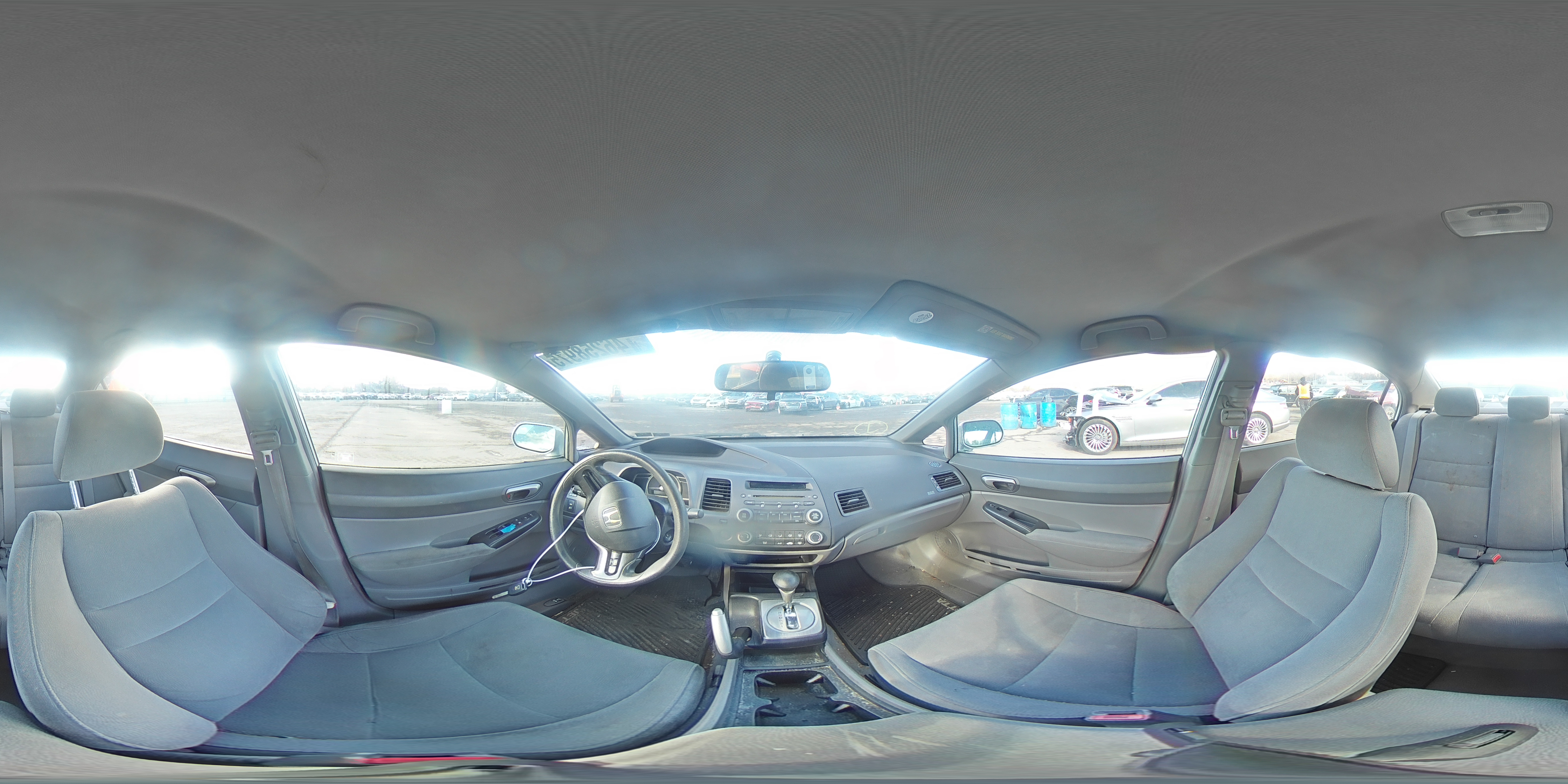 2007 Honda Civic VIN 2HGFA16597H505848 Copart auction photo, front end damage thumbnail 13