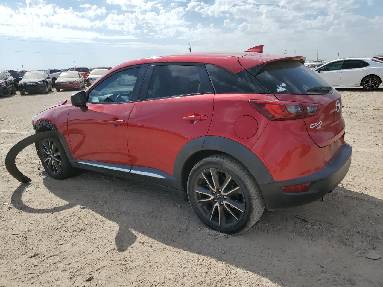 2016 Mazda CX-3 VIN JM1DKBD77G0103957 Copart auction photo, front end damage thumbnail 2