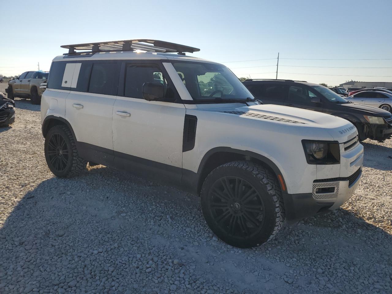 2020 Land Rover Defender VIN SALEP7EU2L2018040 Copart auction photo, front end damage thumbnail 4