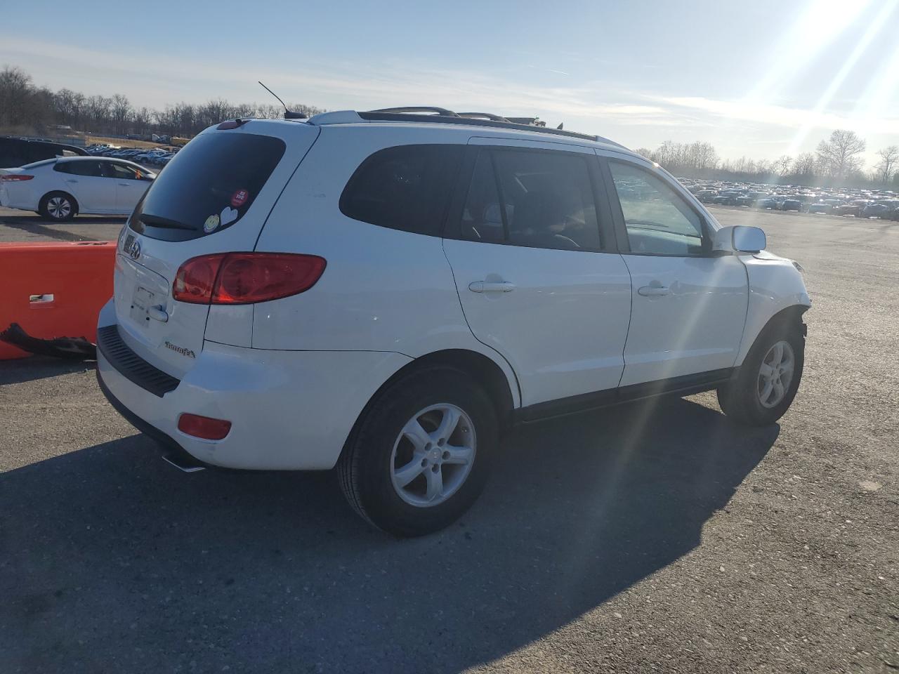 2007 Hyundai Santa Fe VIN 5NMSG13D17H069542 Copart auction photo, front end damage thumbnail 3