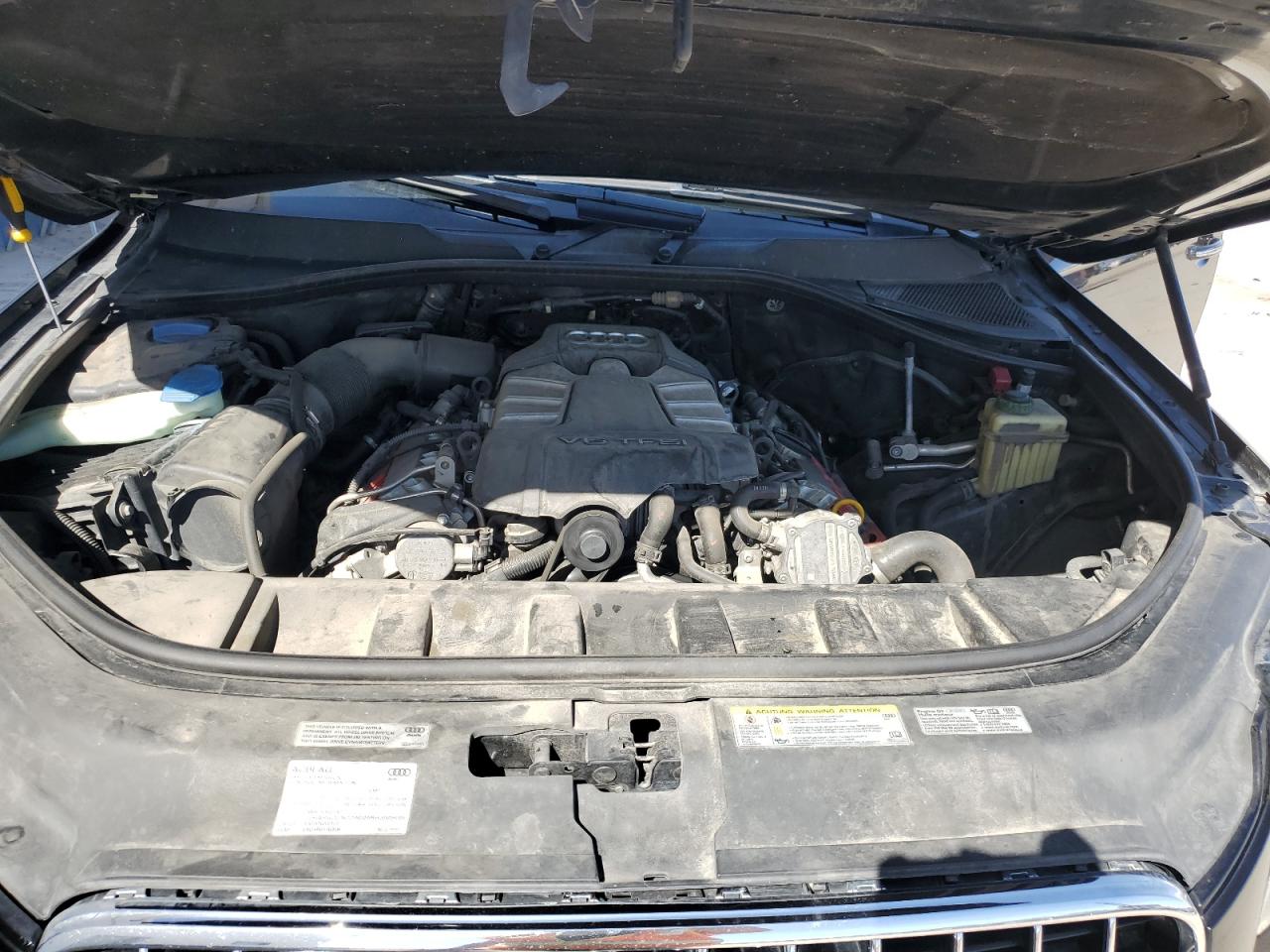 2014 Audi Q7 VIN WA1LGAFE4ED013698 Copart auction photo, side damage thumbnail 12
