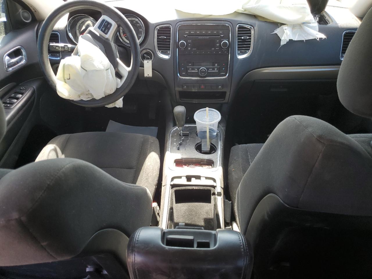 2013 Dodge Durango VIN 1C4RDHAG3DC677425 Copart auction photo, front end / frame damage damage thumbnail 8