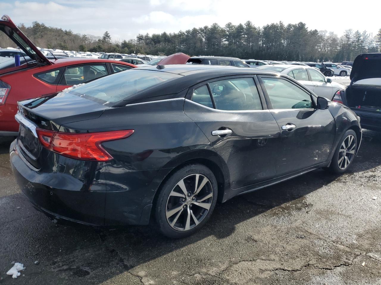 2016 Nissan Maxima VIN 1N4AA6AP0GC415799 Copart auction photo, front end / side damage thumbnail 3