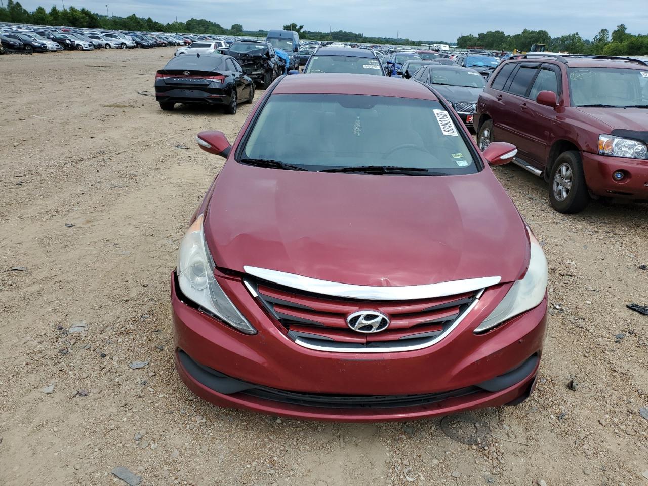 2014 Hyundai Sonata VIN 5NPEB4AC7EH874405 Copart auction photo, front end damage thumbnail 5