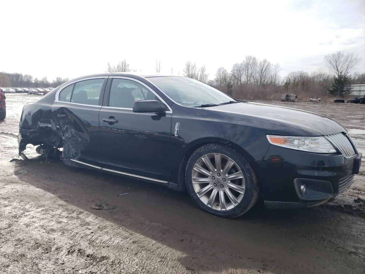 2011 Lincoln MKS VIN 1LNHL9ER2BG604144 Copart auction photo, side / undercarriage damage thumbnail 4