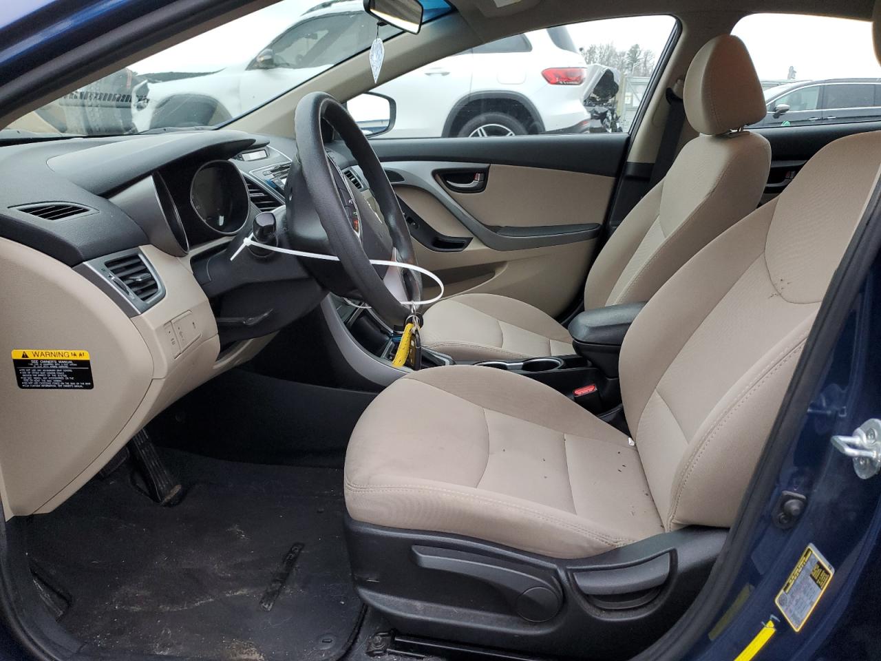 2016 Hyundai Elantra VIN 5NPDH4AE4GH652788 Copart auction photo, front end damage thumbnail 7