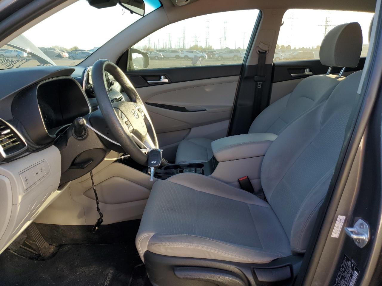 2019 Hyundai Tucson VIN KM8J23A42KU036104 Copart auction photo, rear end / all over damage thumbnail 7