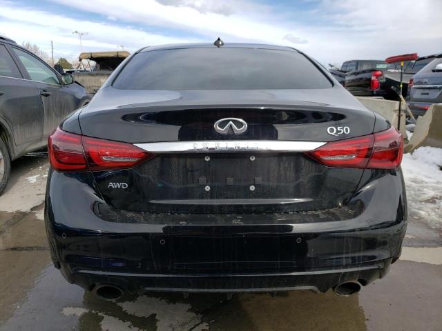 2018 Infiniti Q50 VIN JN1EV7AR2JM439033 Copart auction photo, side / front end damage thumbnail 6