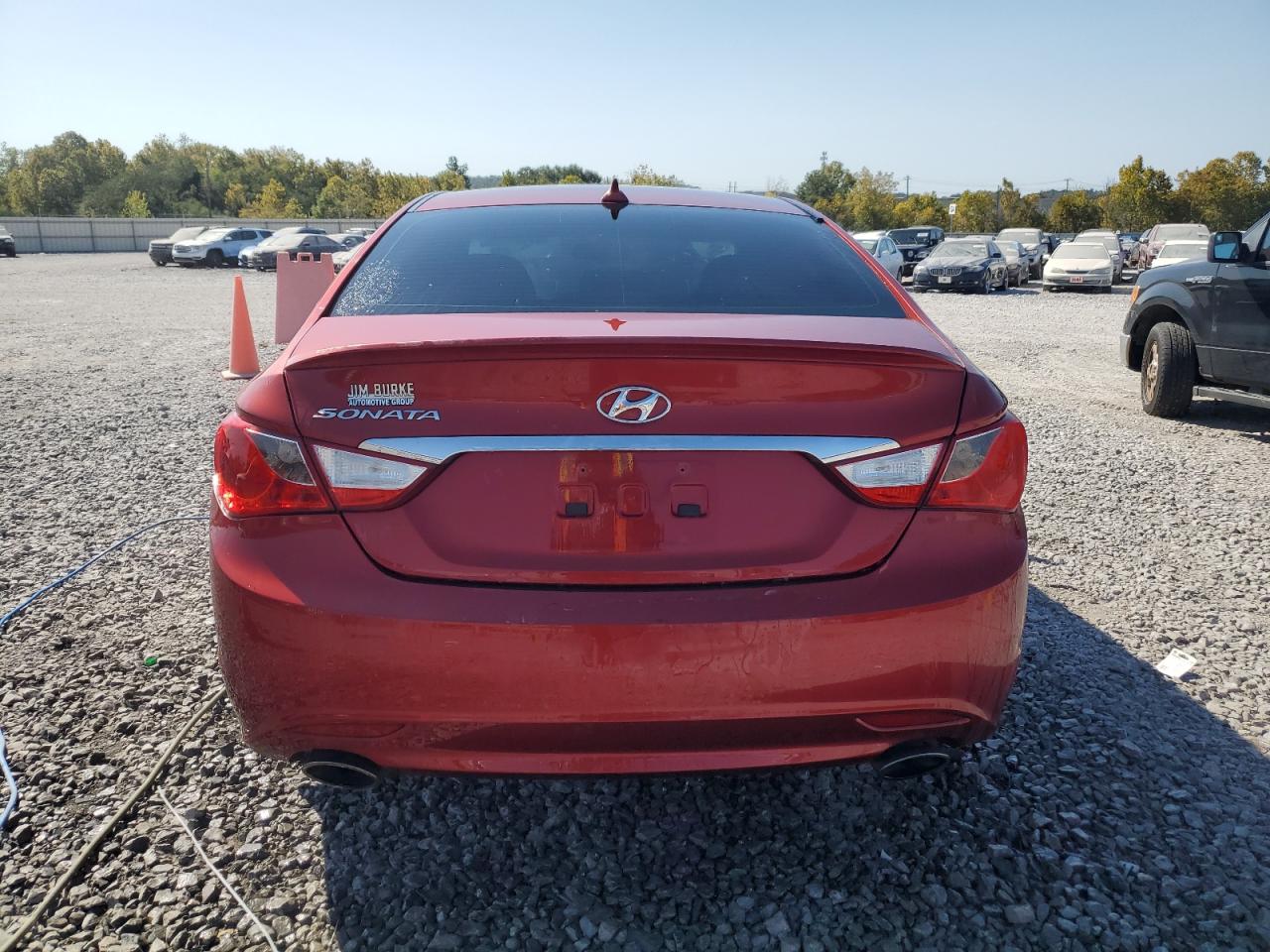 2012 Hyundai Sonata VIN 5NPEC4AC9CH490622 Copart auction photo, side / rear end damage thumbnail 6