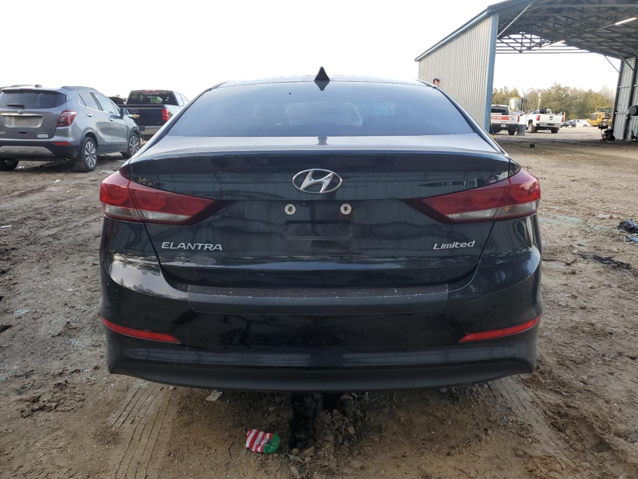 2017 Hyundai Elantra VIN 5NPD84LFXHH020157 Copart auction photo, front end / side damage thumbnail 6