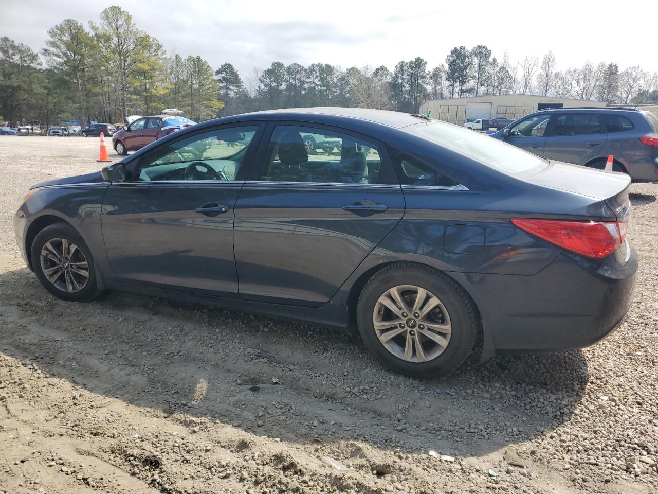 2013 Hyundai Sonata VIN 5NPEB4AC4DH805671 Copart auction photo, front end / side damage thumbnail 2