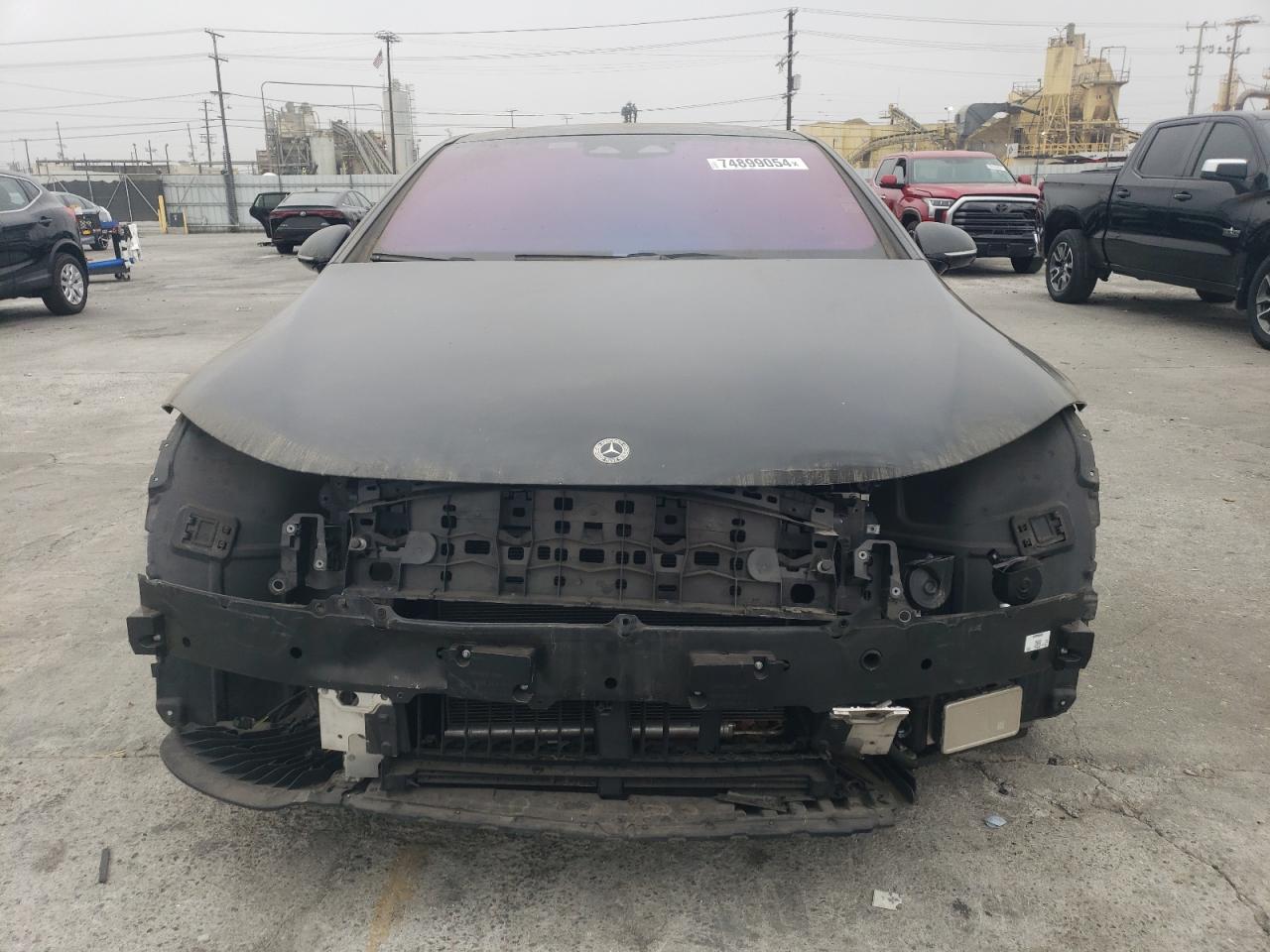 2022 Mercedes-Benz EQS VIN W1KCG2DB0NA015461 Copart auction photo, front end / rear end damage thumbnail 5