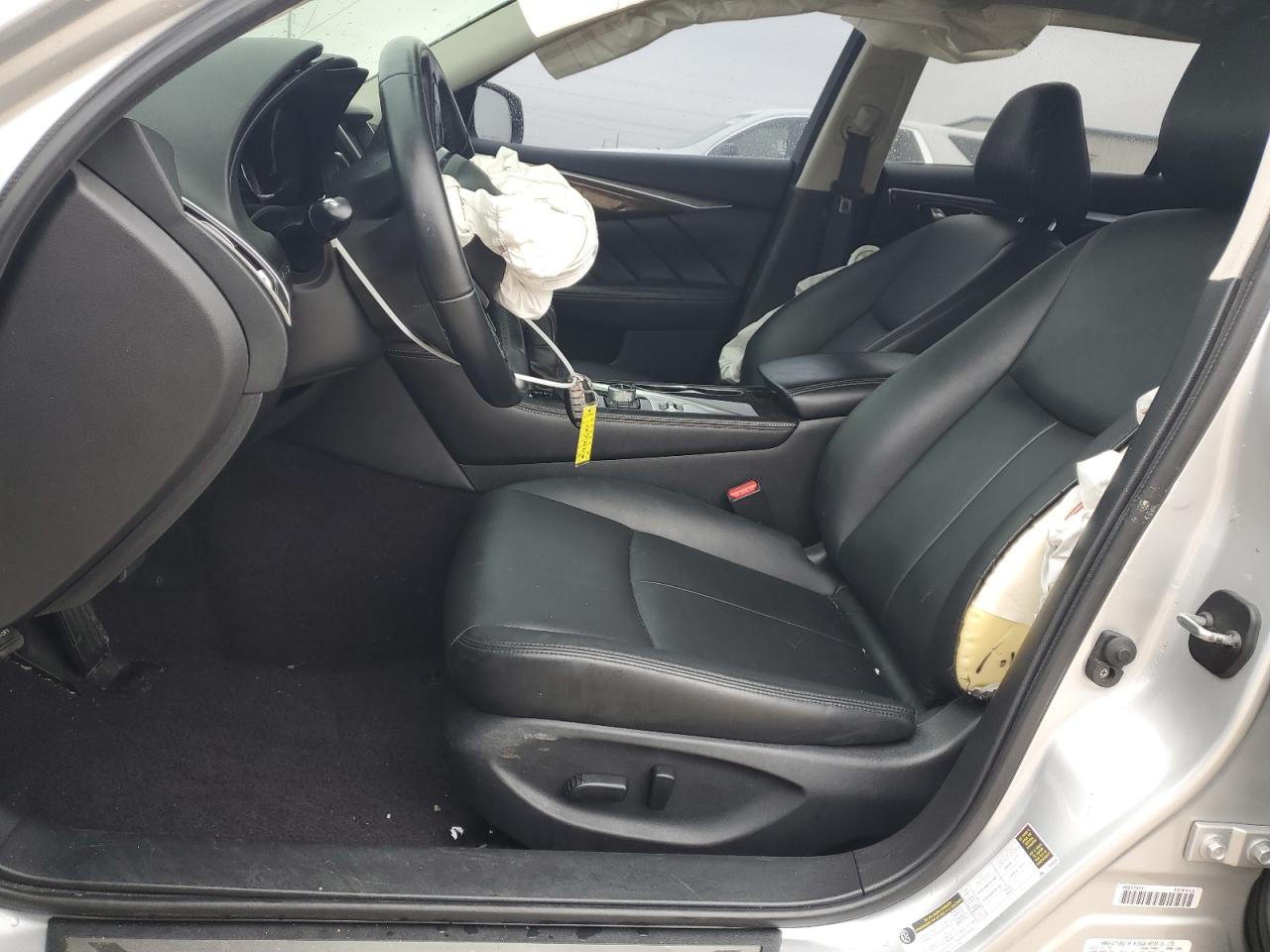 2019 Infiniti Q50 VIN JN1EV7AP6KM515563 Copart auction photo, front end / side damage thumbnail 7