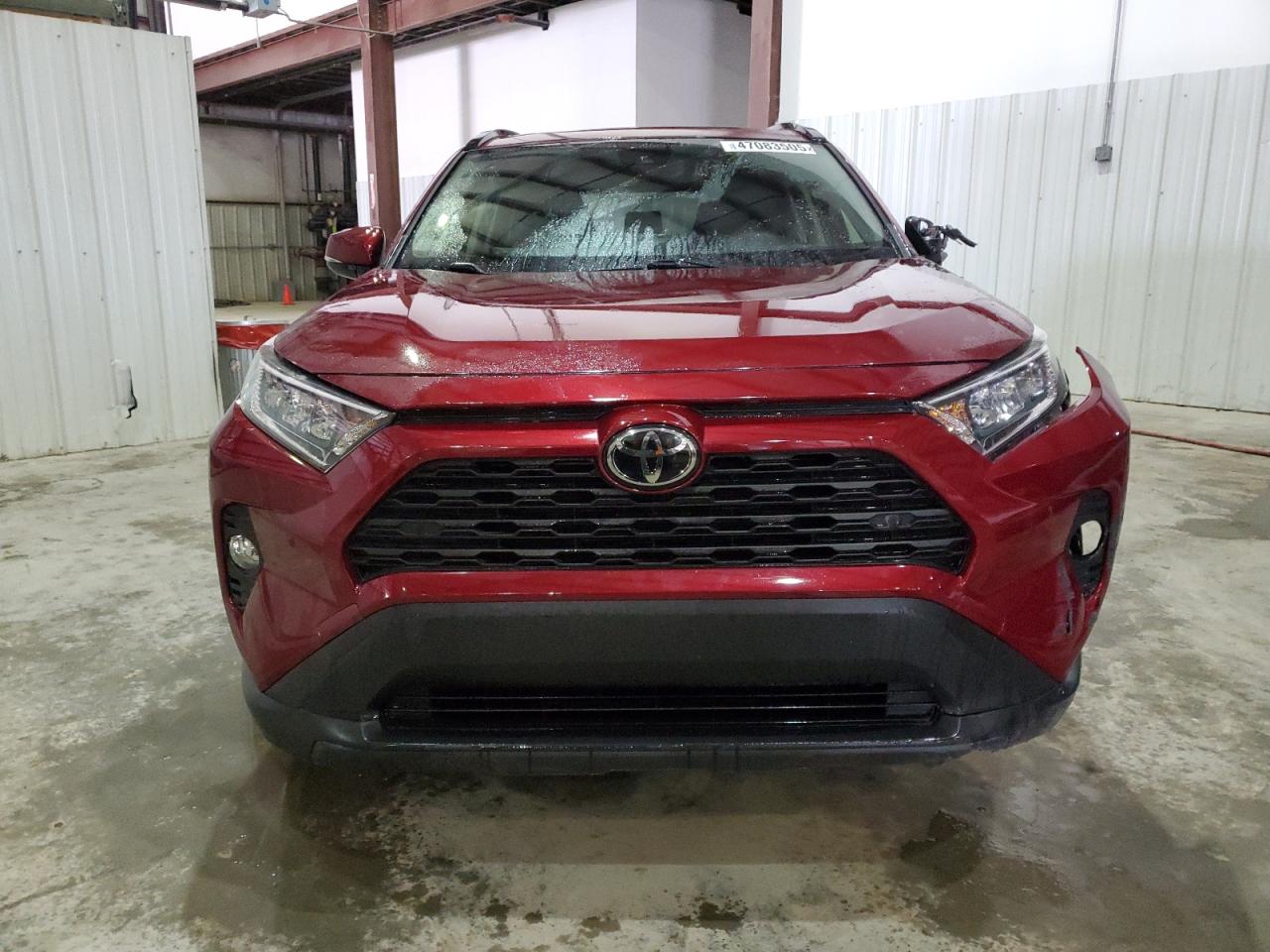 2019 Toyota RAV 4 VIN JTMP1RFV8KD004912 Copart auction photo, front end / side damage thumbnail 5