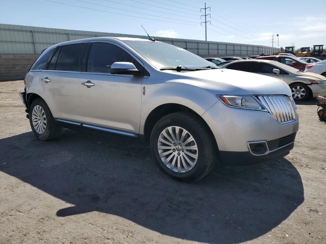 2013 Lincoln MKX VIN 2LMDJ6JK0DBL30193 Copart auction photo, rear end / side damage thumbnail 4