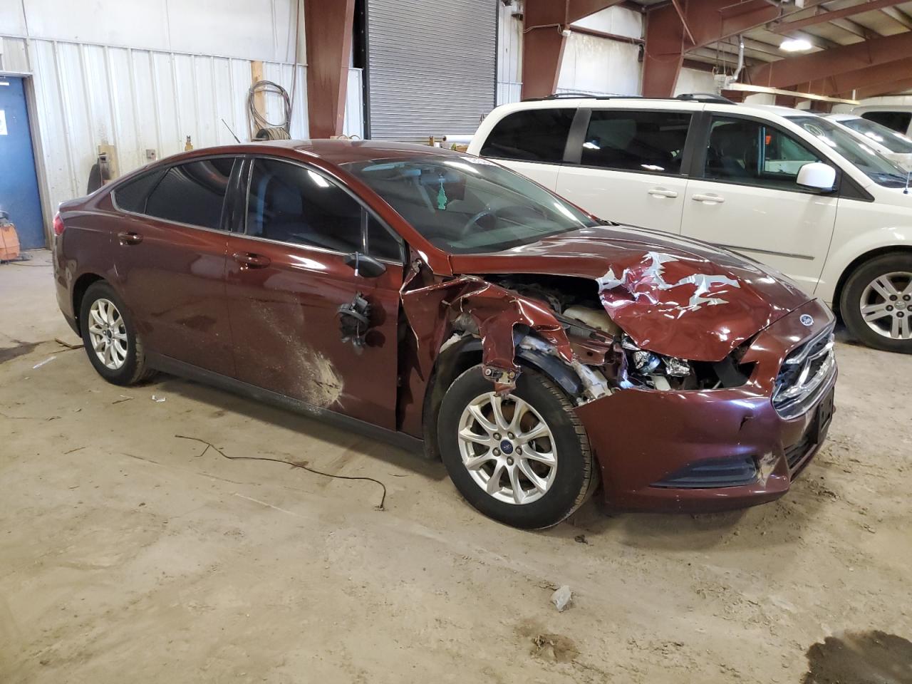 2015 Ford Fusion VIN 3FA6P0G70FR217667 Copart auction photo, front end / minor dent/scratches damage thumbnail 4