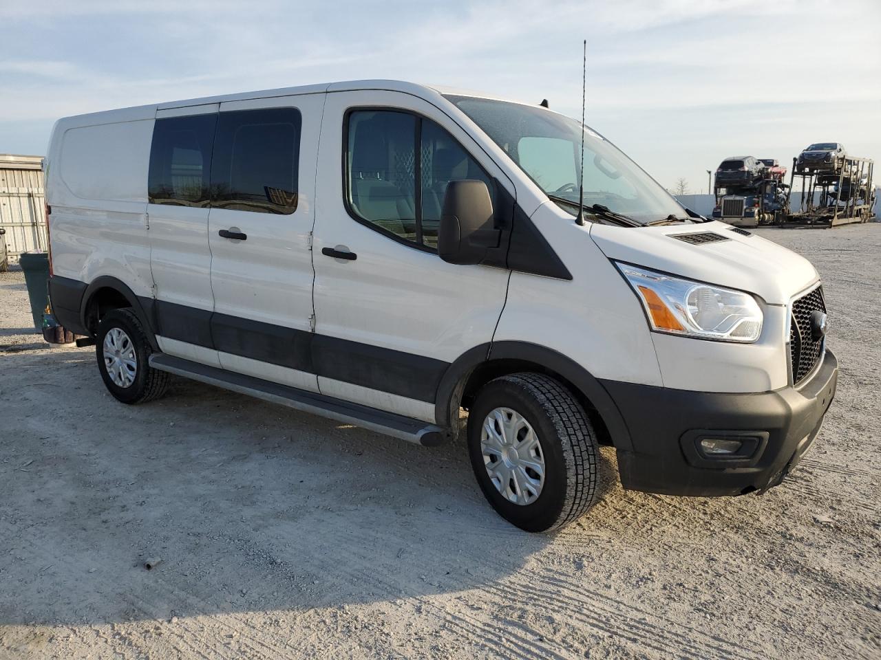 2021 Ford Transit VIN 1FTBR1Y86MKA25008 Copart auction photo, rear end damage thumbnail 4