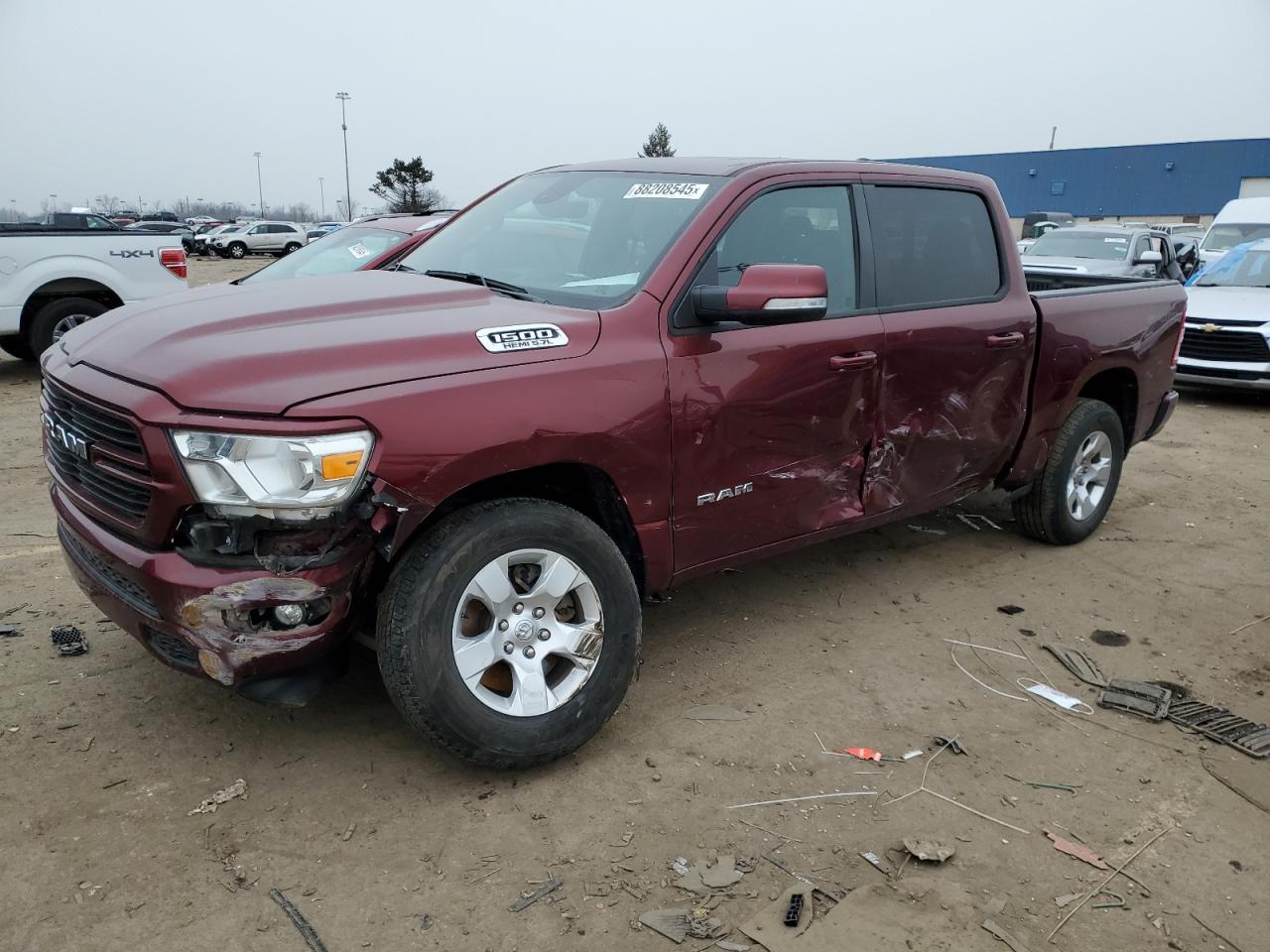 2021 RAM 1500 VIN 1C6SRFFT3MN792955