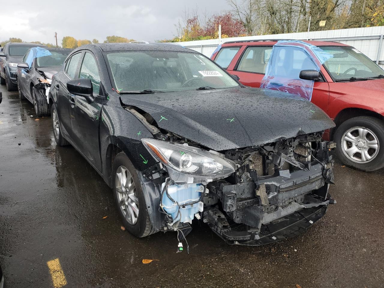2014 Mazda 3 VIN JM1BM1M72E1102296 Copart auction photo, front end damage thumbnail 4