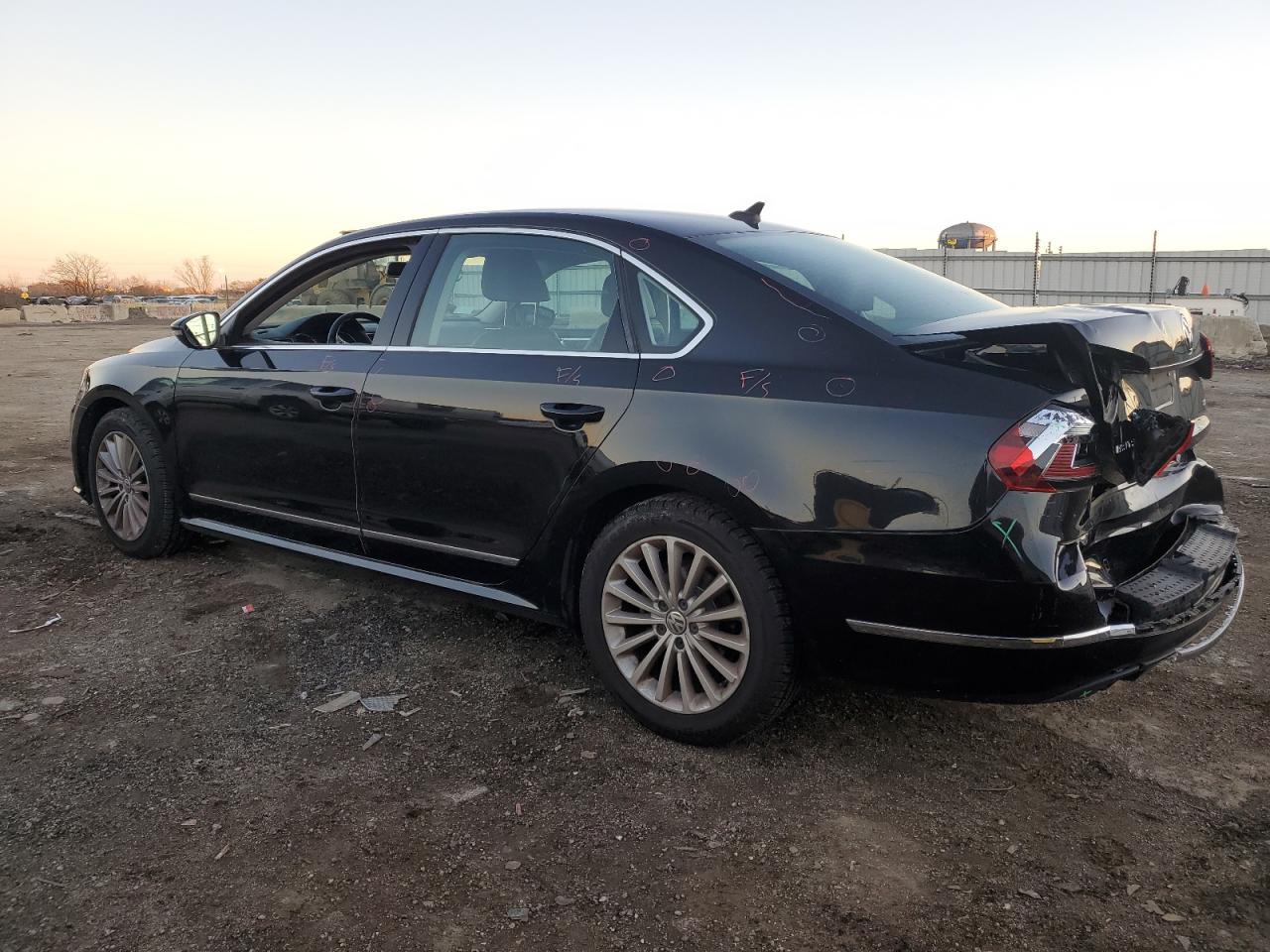 2017 Volkswagen Passat VIN 1VWBT7A31HC009668 Copart auction photo, rear end damage thumbnail 2