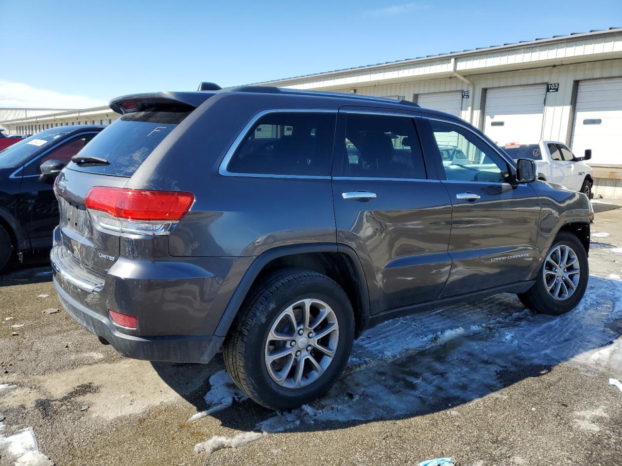 2014 Jeep Grand Cherokee VIN 1C4RJFBG3EC431116 Copart auction photo, front end damage thumbnail 3