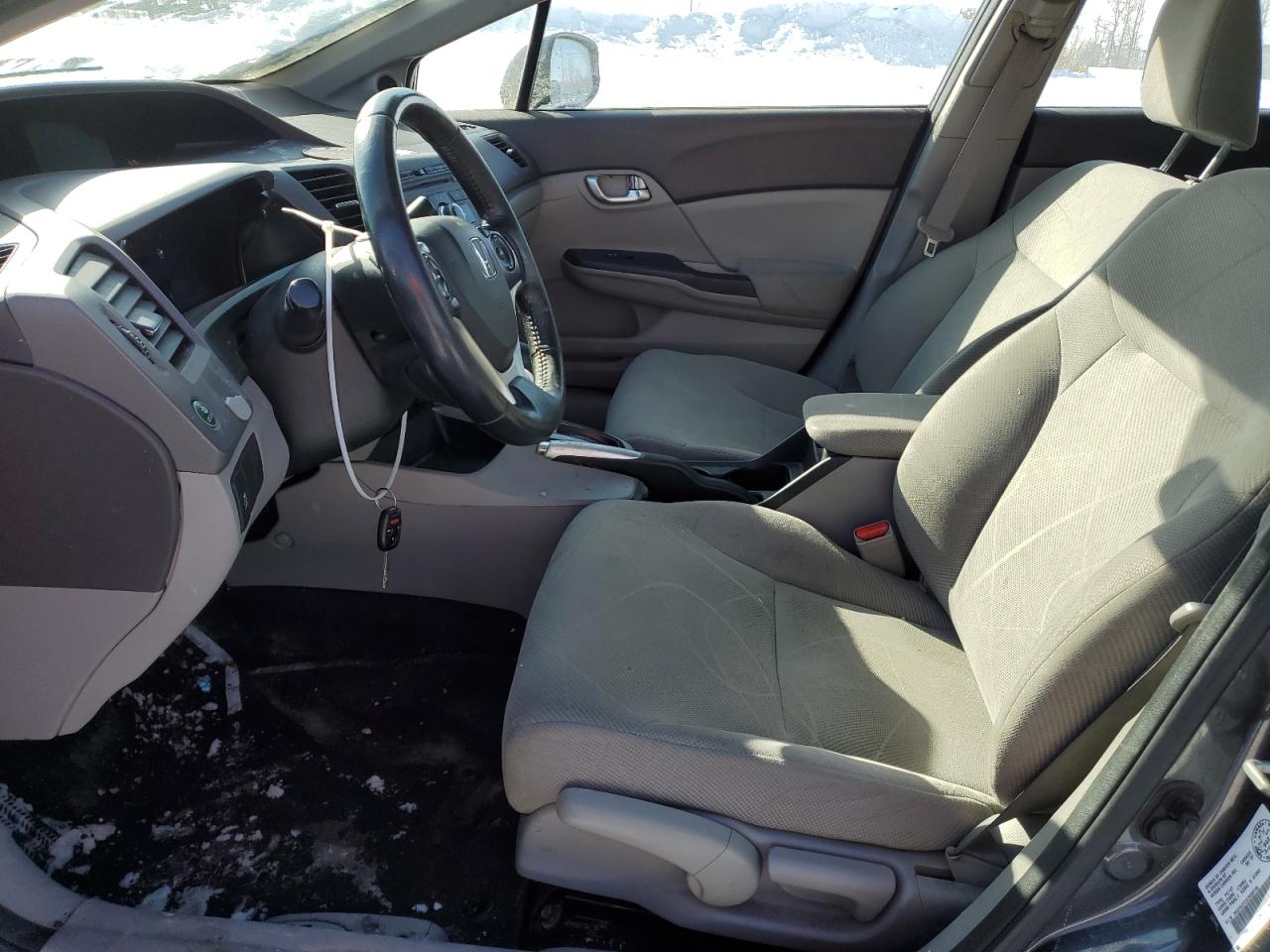 2012 Honda Civic VIN 2HGFB2F53CH009196 Copart auction photo, front end damage thumbnail 7