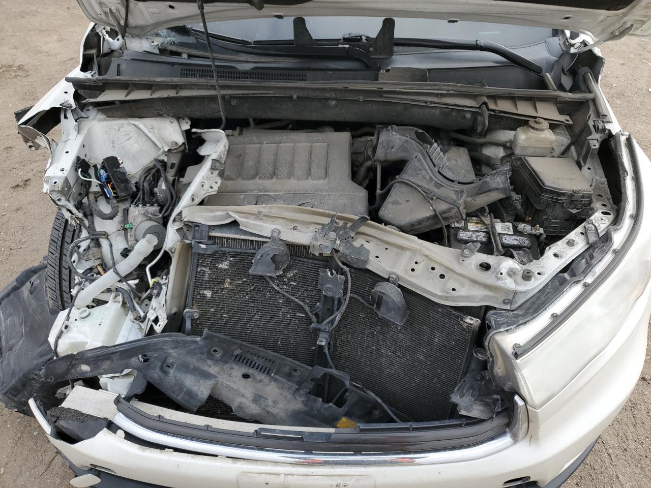 2014 Toyota Highlander VIN 5TDJKRFH2ES062083 Copart auction photo, front end / side damage thumbnail 12