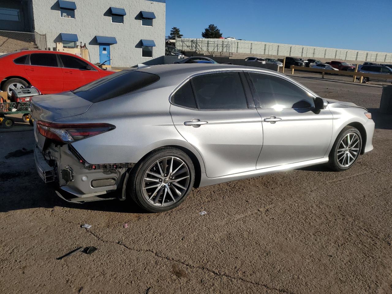 2022 Toyota Camry VIN 4T1F31AK2NU577132 Copart auction photo, rear end damage thumbnail 3