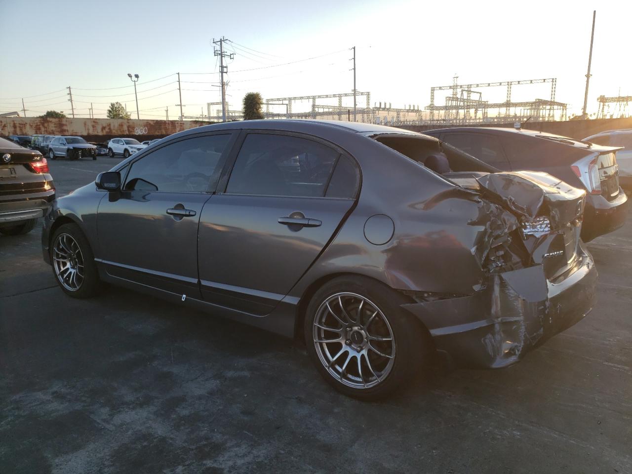 2009 Honda Civic VIN 2HGFA55589H707818 Copart auction photo, all over damage thumbnail 2
