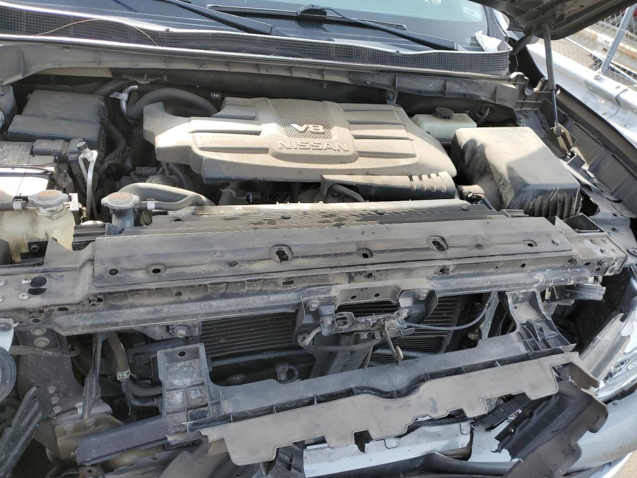 2017 Nissan Titan VIN 1N6AA1EJ9HN518161 Copart auction photo, front end damage thumbnail 13