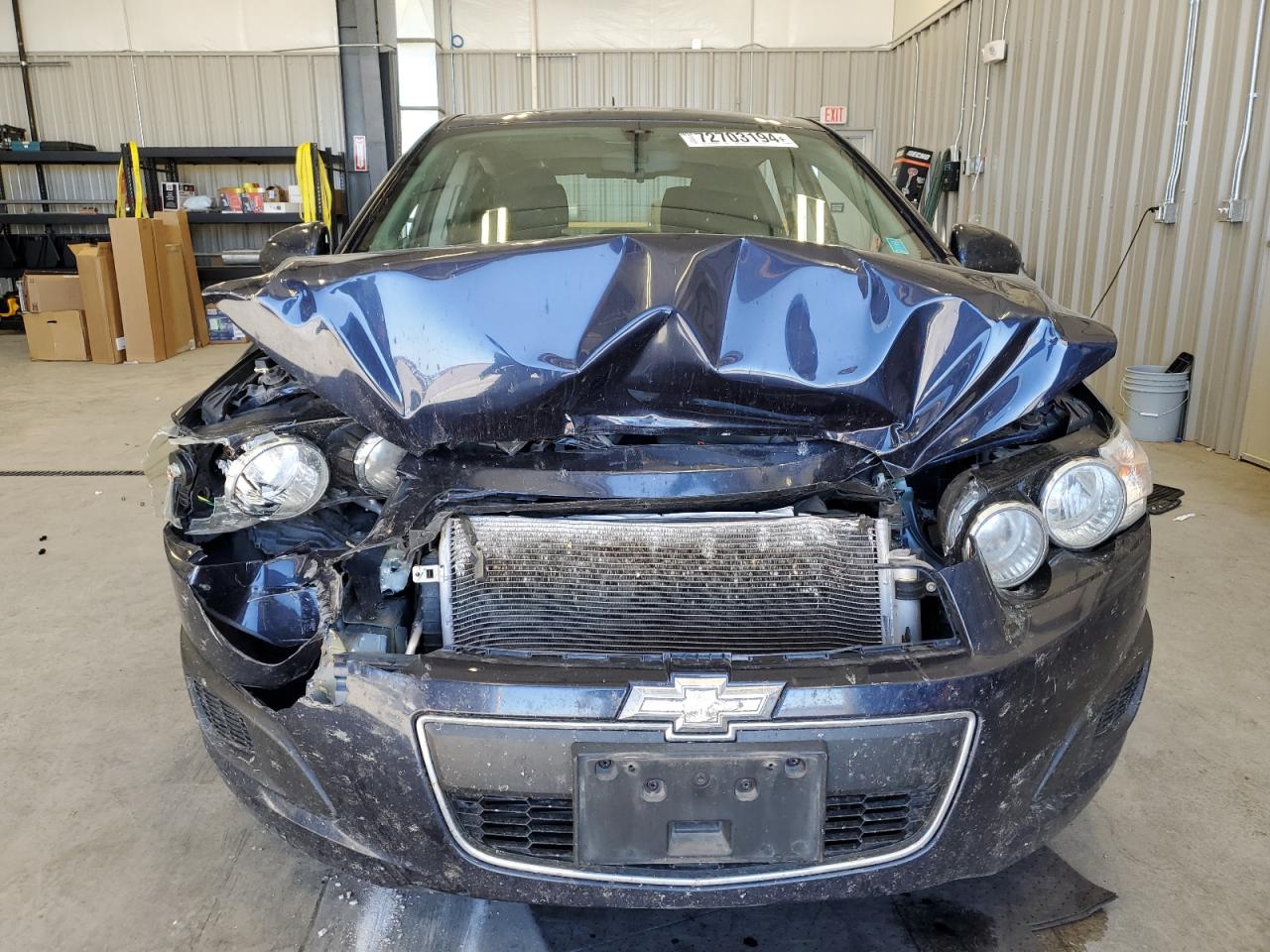 2016 Chevrolet Sonic VIN 1G1JC6SB5G4104458 Copart auction photo, front end damage thumbnail 5